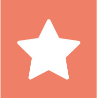 bolsillo naranja estrella