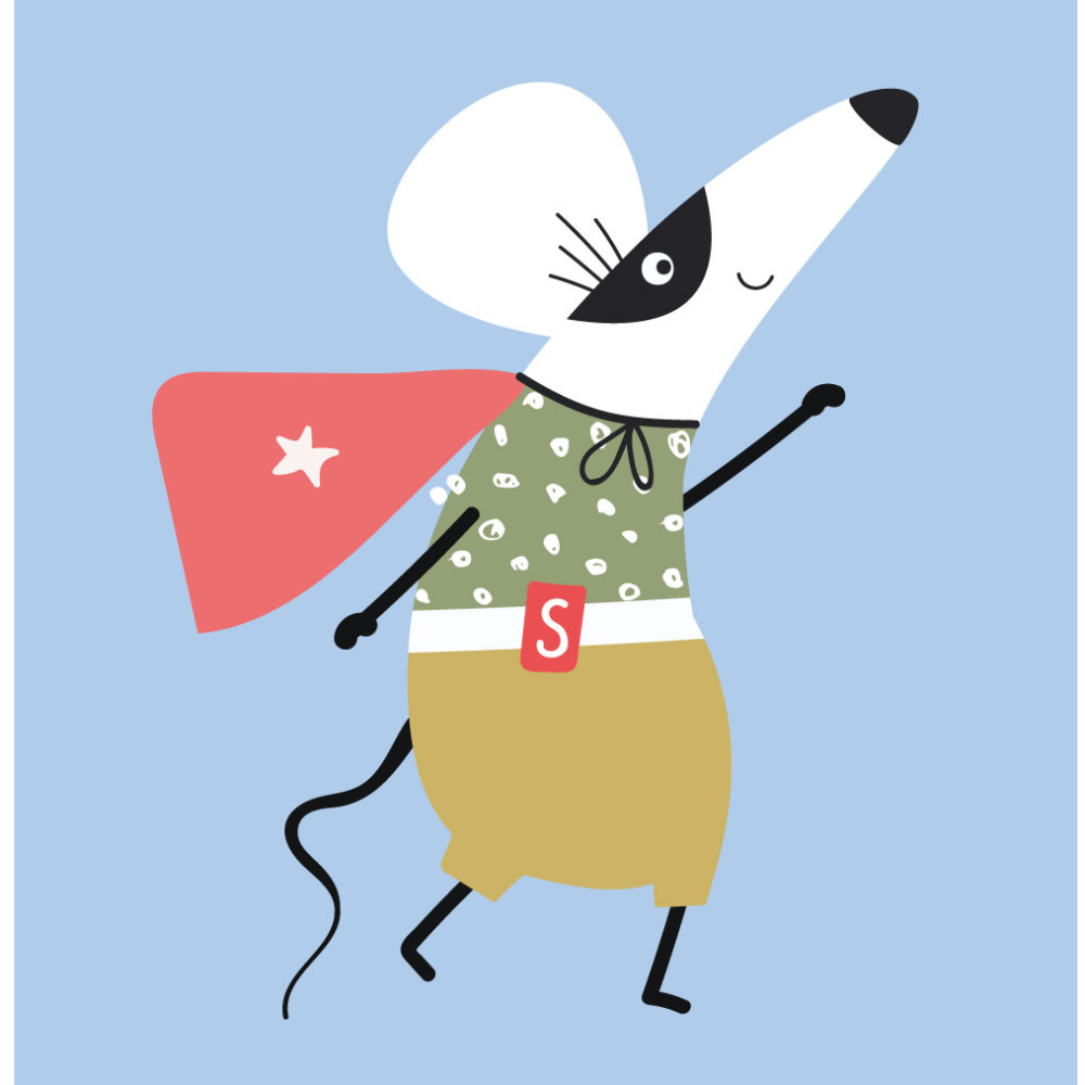 diseño ratón héroe