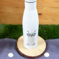 botella acero 700ml capacidad pack llama