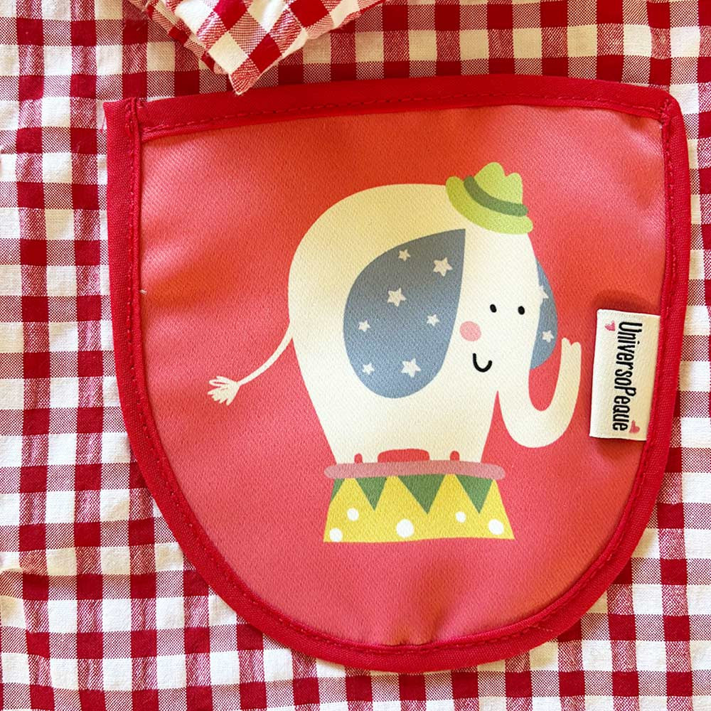 bolsillo rojo trompita