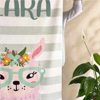toalla llama personalizada