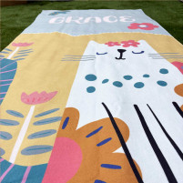 toalla infantil personalizada cat