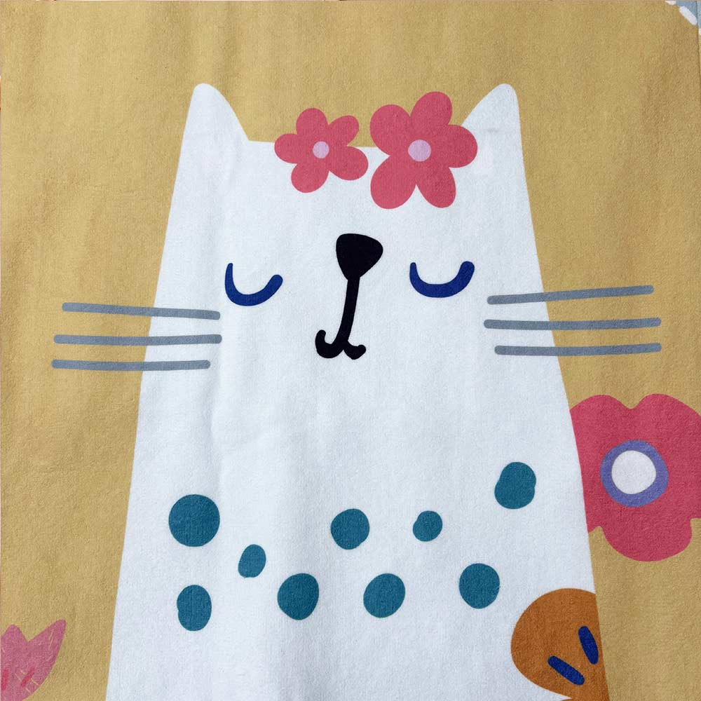toalla infantil personalizada cat