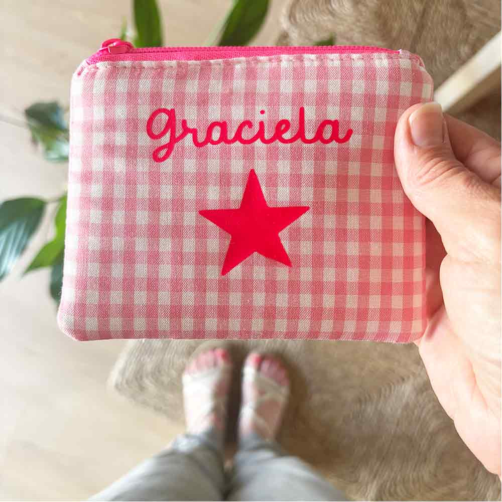 monedero rosa