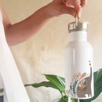 botella acero trompita