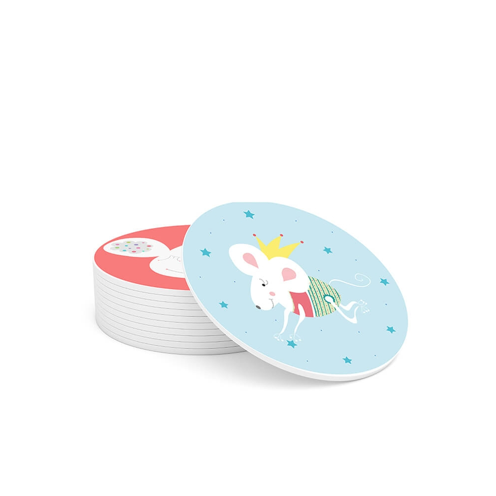 Cuadro Redondo Princesa, cuadro infantil decorativo para Bebés y Niñas